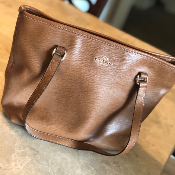 Coach crossgrain leather city zip top tote - Picture 2 of 6